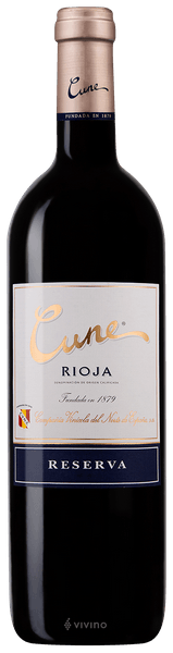 Cune Reserva Rioja 2019 - CVNE fles