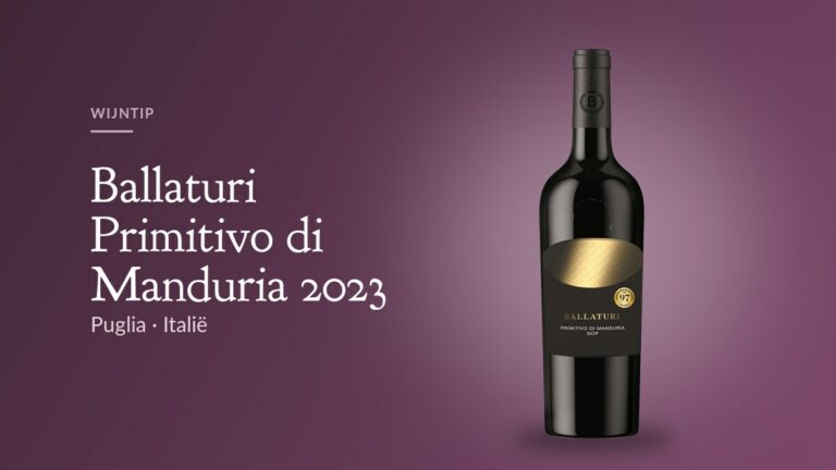 Fles Ballaturi Primitivo di Manduria 2023 uit Puglia