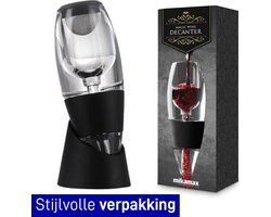MikaMax Magic Wine Decanter - Wijn Beluchter met Non-Drip Standaard - Vaatwasserbestendig
