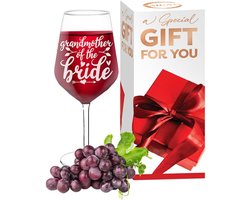 Wijnglas Gegraveerd - Cadeauglas - Feestelijke Gelegenheid - Gepersonaliseerde Tekst - 530ml - Transparant