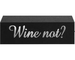Grappige Wijn Glas & Flessenhouder Lichtgevend Bord - Perfect Cadeau voor Wijnliefhebbers