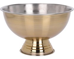 Home & Styling Champagne en wijnkoeler goudkleurig - Ø39xH24cm