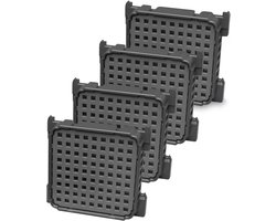 4 x Actieve koolstoffilter geschikt voor Liebherr 7440021 9096989 9882460 988246000 / Luchtfilter voor koelkast en wijnkoeler