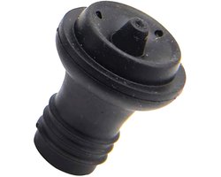 6x Wijnstop - Wijndop - Vacuüm wijnstopper - Wine stopper - Wijnfles afsluiten - Wijn bewaren - Wijnplug - Zwart - Jonyx